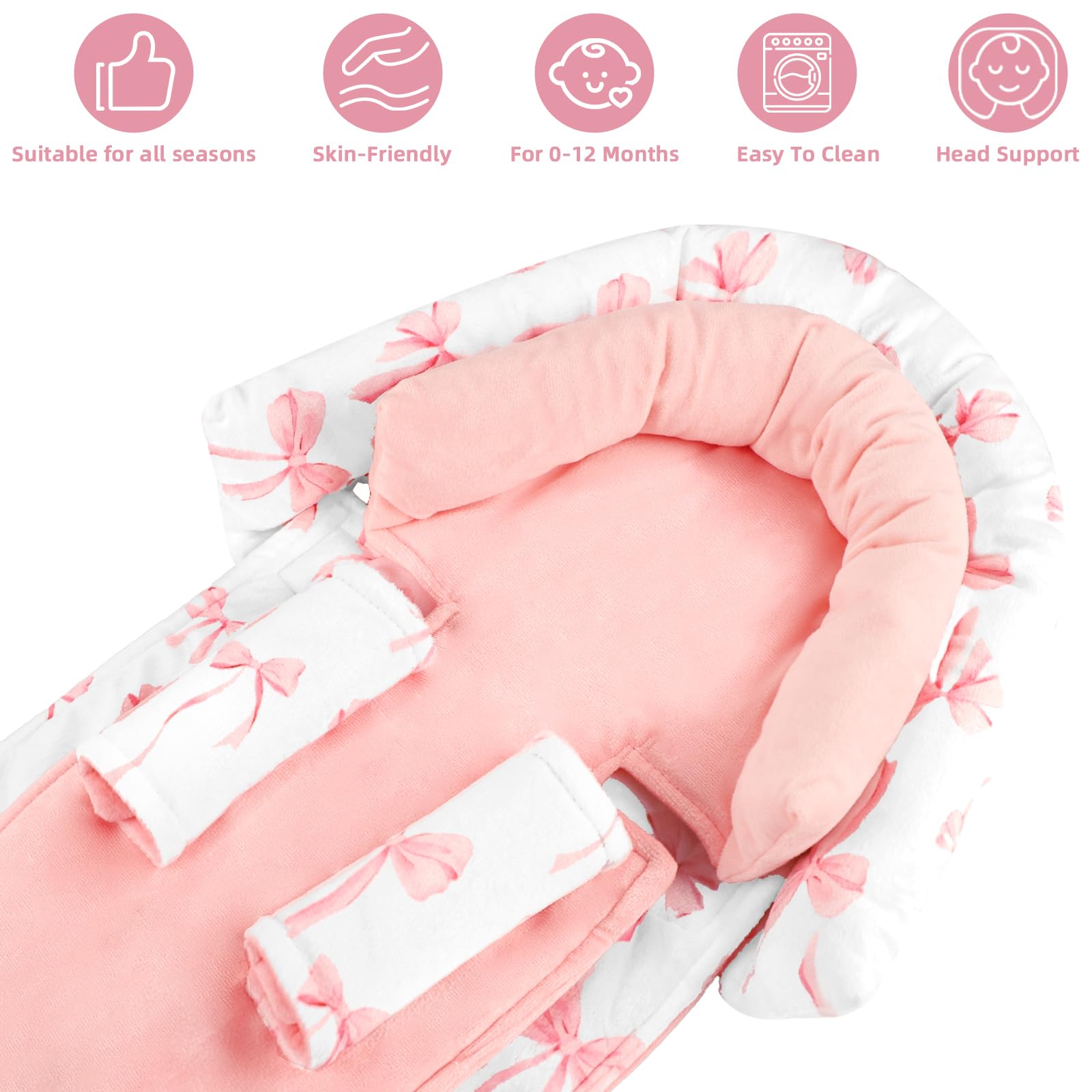 DAYEEBALL machine washable car seat cushion easy cleanup