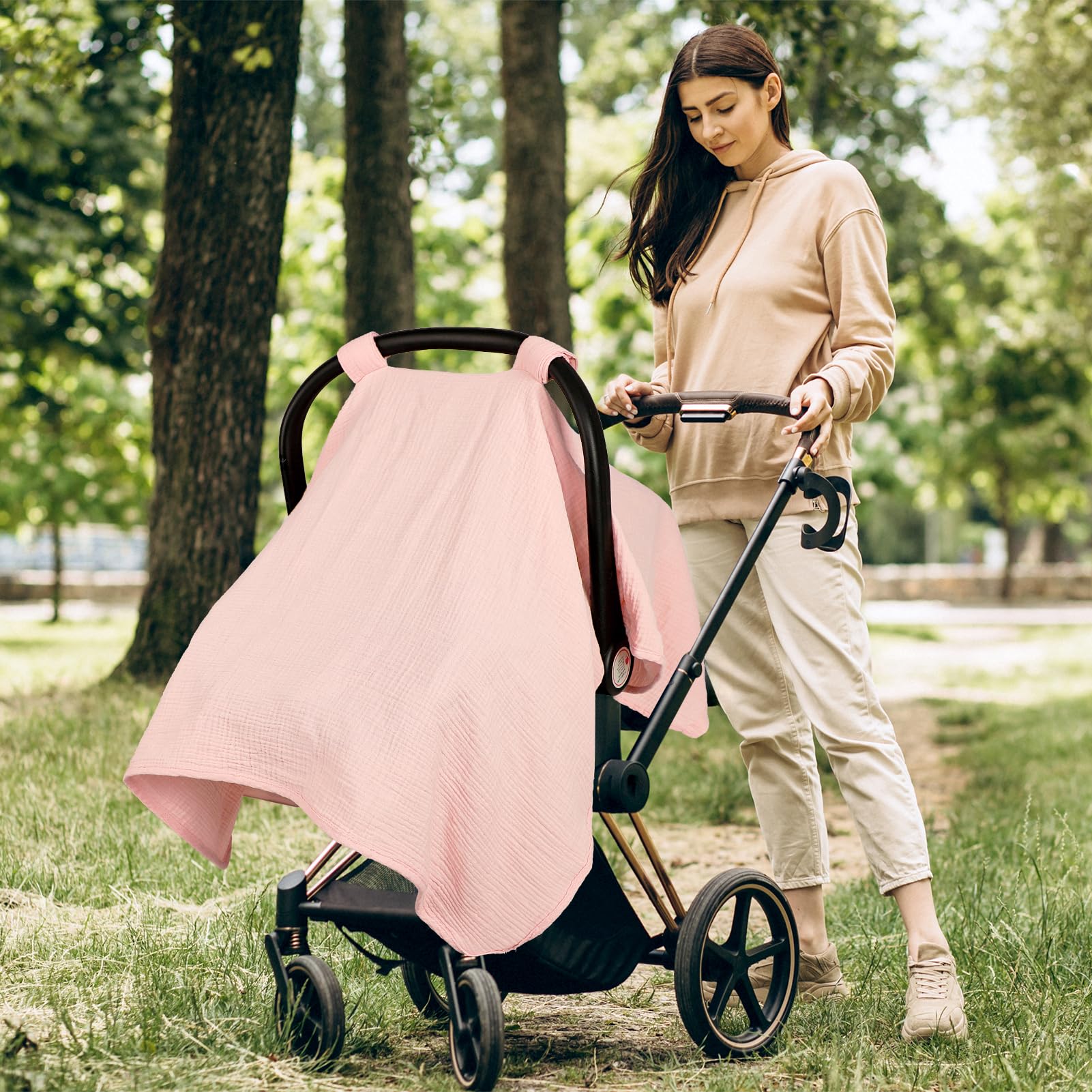 DAYEEBALL Muslin Pink Cover makes a gift-ready baby essential