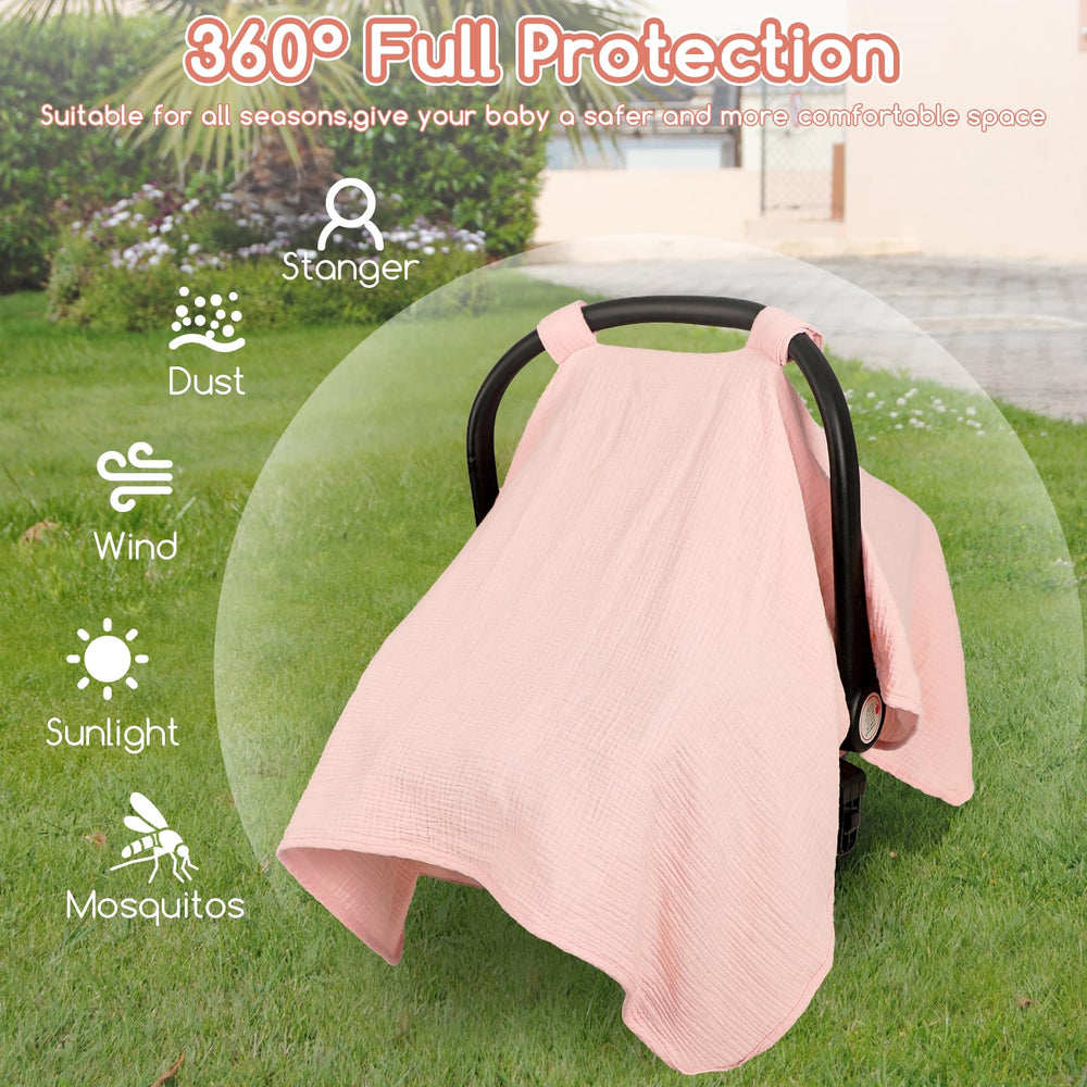 DAYEEBALL Nursing Cover neck-strap design allows easy viewing