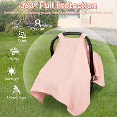 DAYEEBALL Nursing Cover neck-strap design allows easy viewing