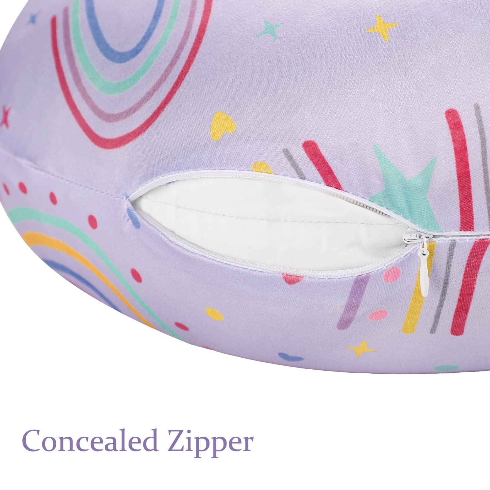DAYEEBALL nursing pillow cover is easy to care for with a large zipper.
