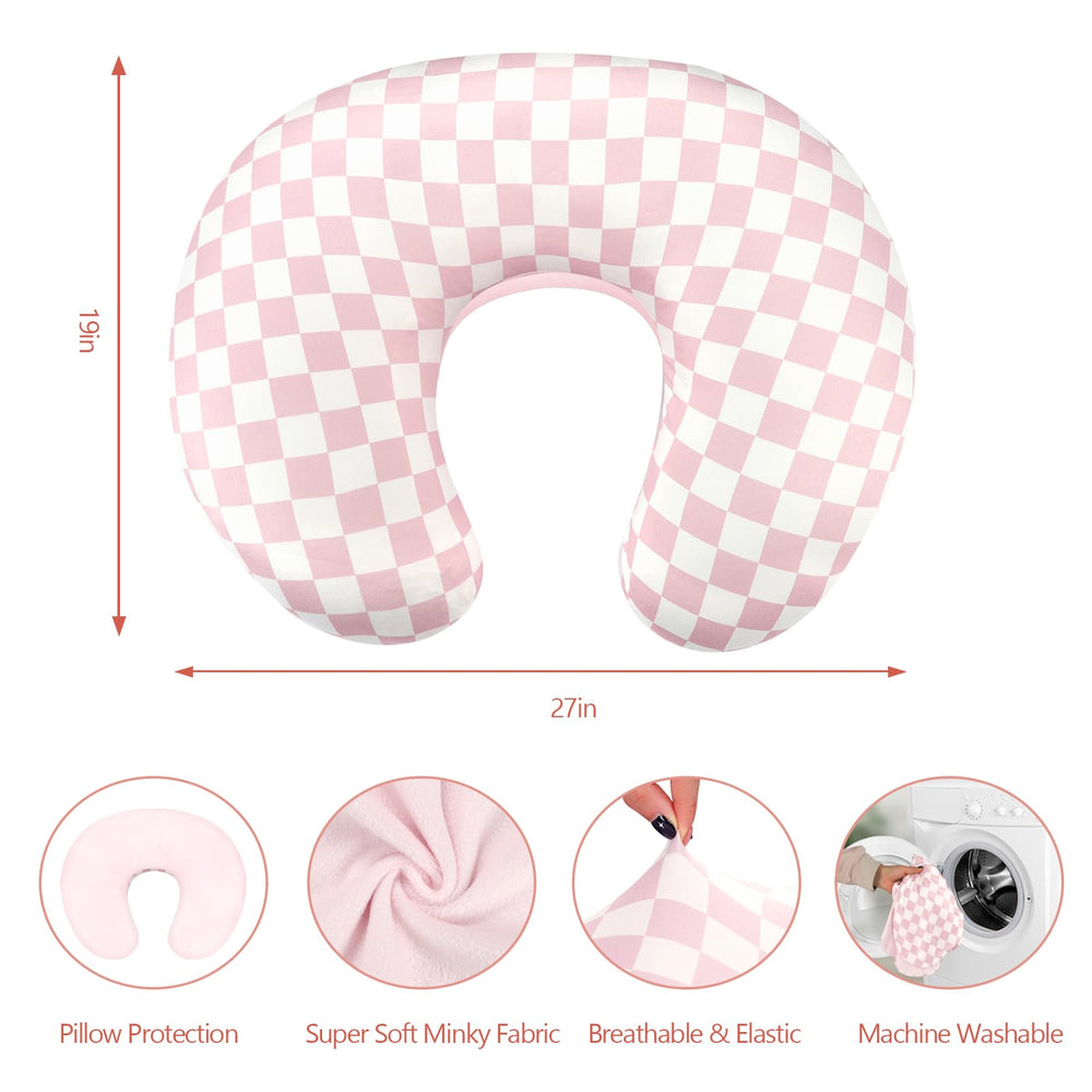 DAYEEBALL nursing pillow cover large zipper opening for quick washing.