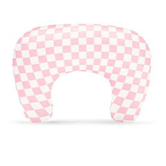 DAYEEBALL nursing pillow cover pink checkered fits most pillows with soft, breathable fabric.