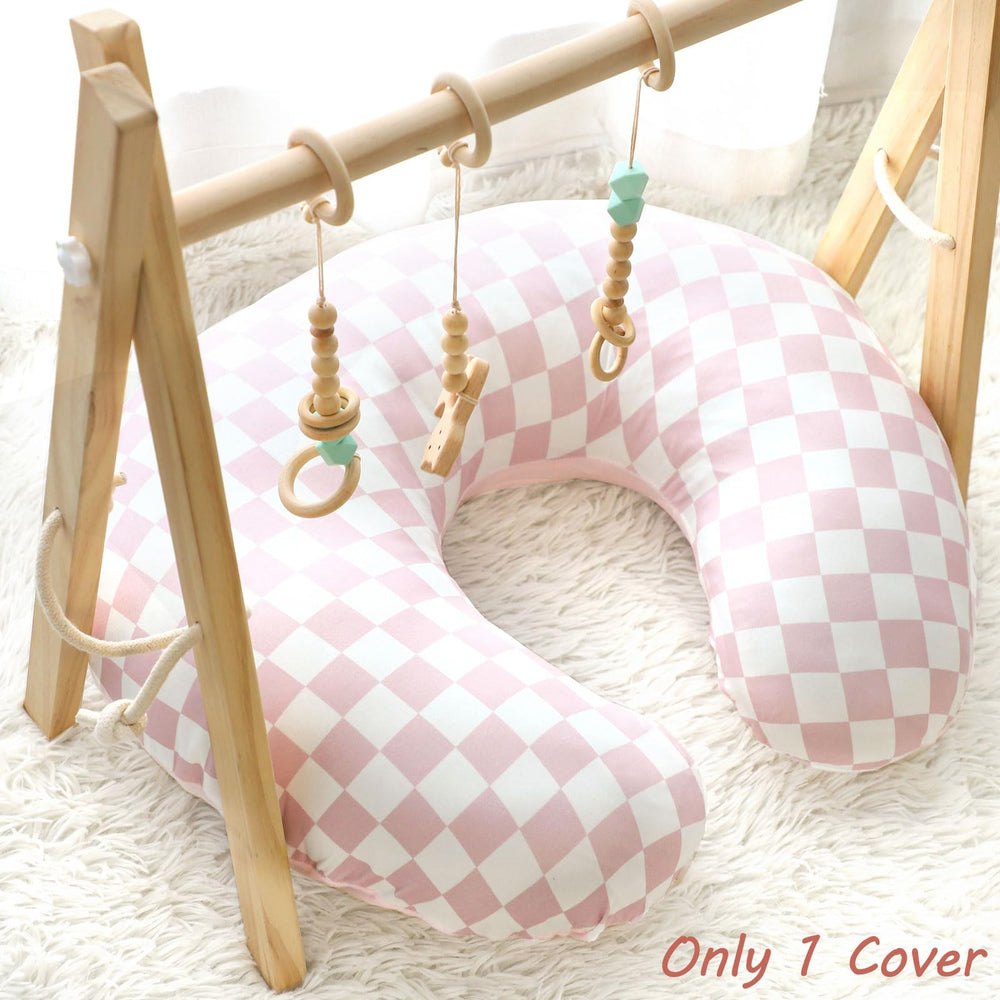 DAYEEBALL nursing pillow cover plush side for cozy newborn comfort.