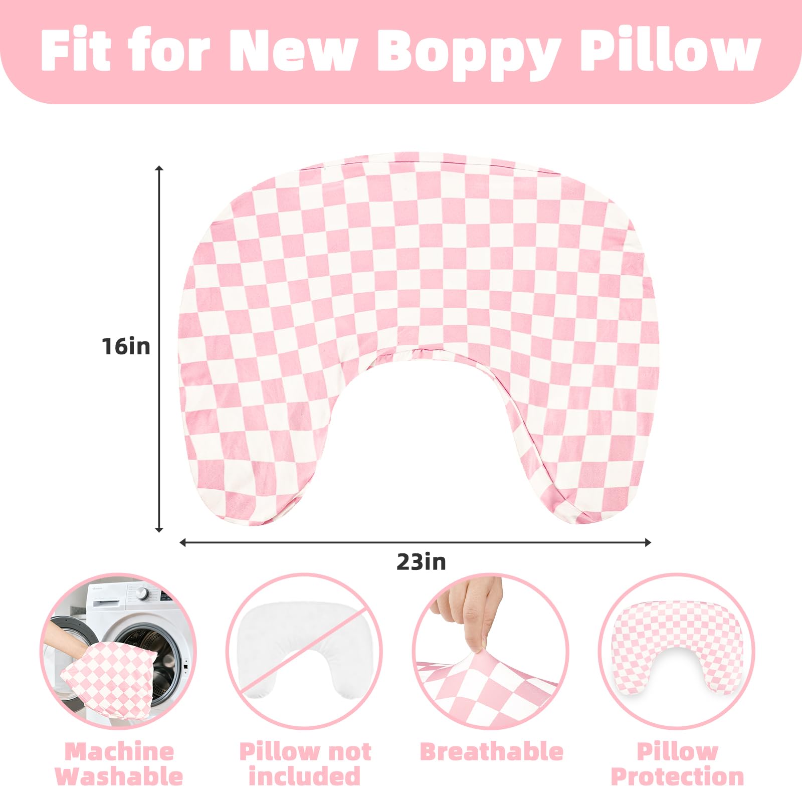 DAYEEBALL cover with stretchy fit demonstrates secure pillow hugging.