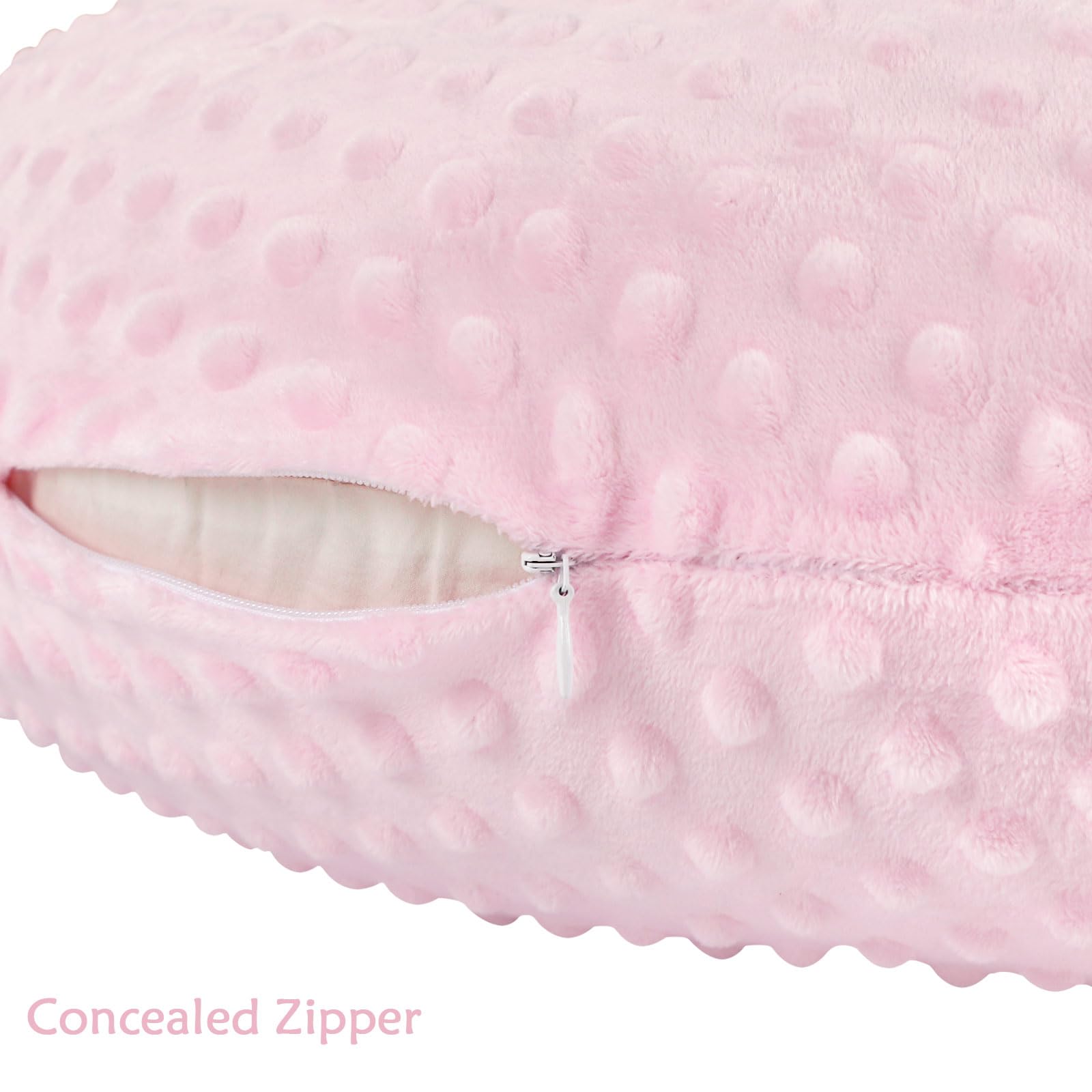 DAYEEBALL nursing pillow cover winter-plush delivers soft warmth for chilly days.
