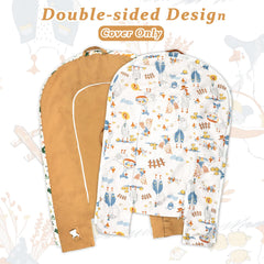 DAYEEBALL replaceable cover shows removable bumpers for growing nest fit.