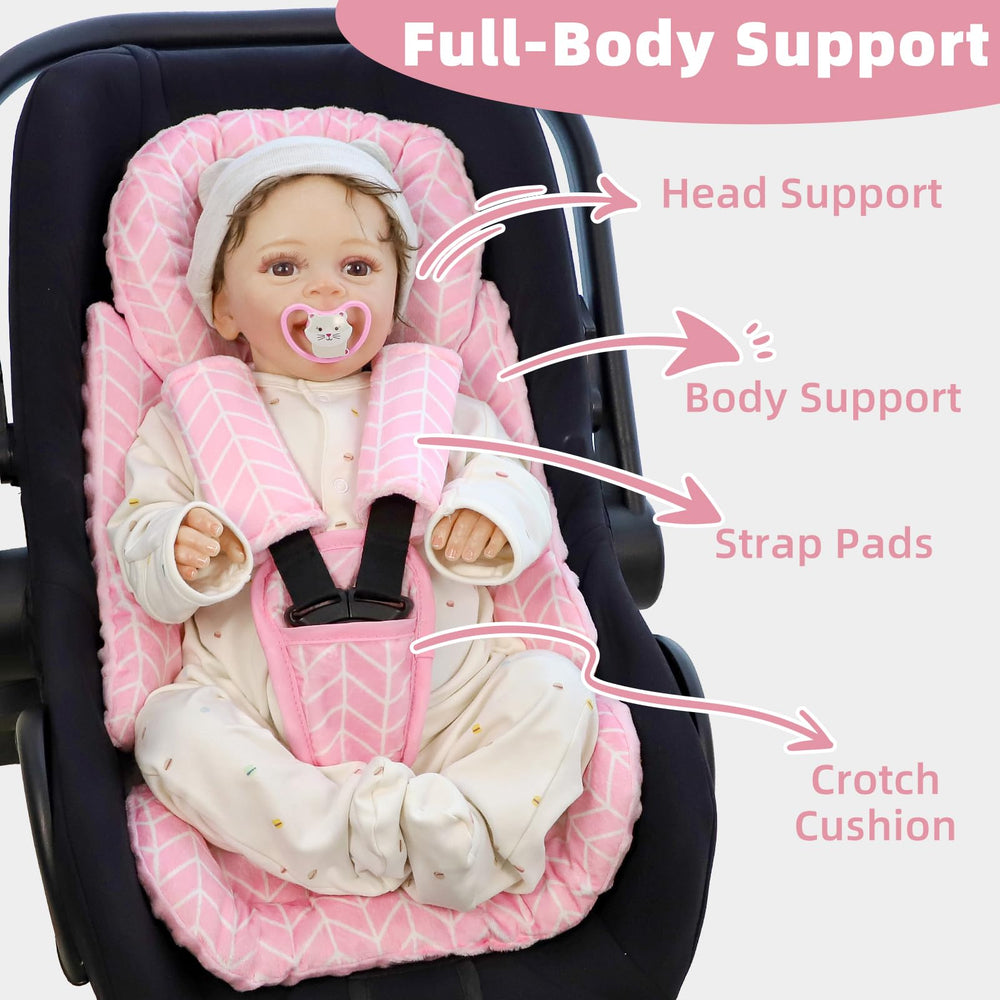DAYEEBALL reversible plush side with cute pattern keeps baby warm on the go
