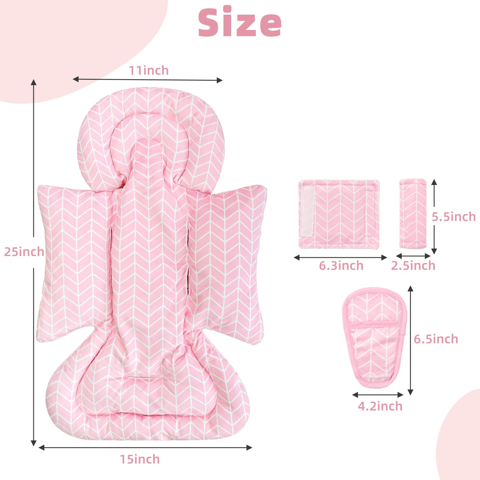 DAYEEBALL universal compatibility fits most infant car seats, swings, strollers, and harness systems