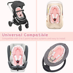 DAYEEBALL universal fit car seat mount fits with 3-point and 5-point harnesses