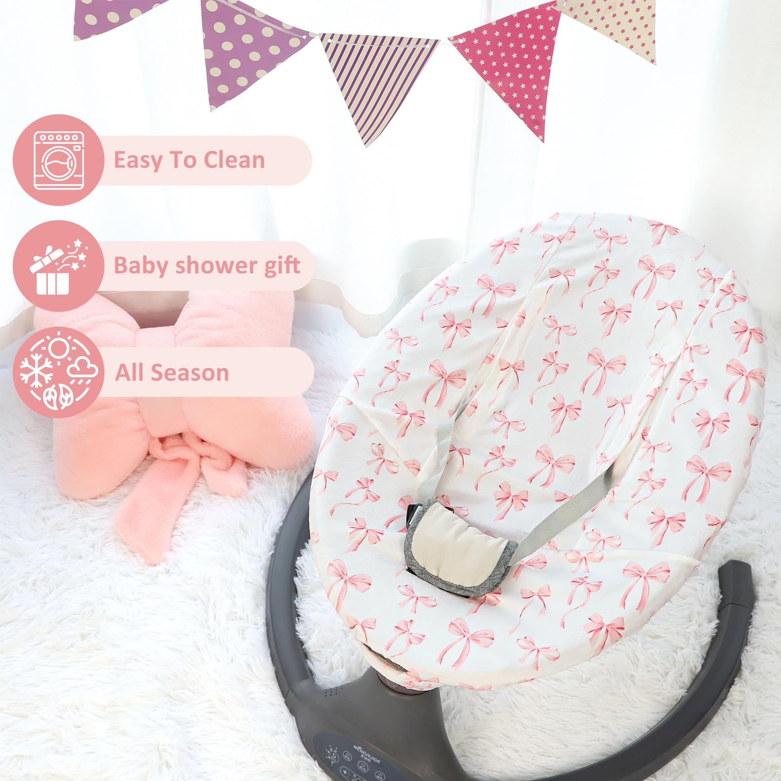 DAYEEBALL winter protection car-seat liner keeps baby warm on chilly trips.