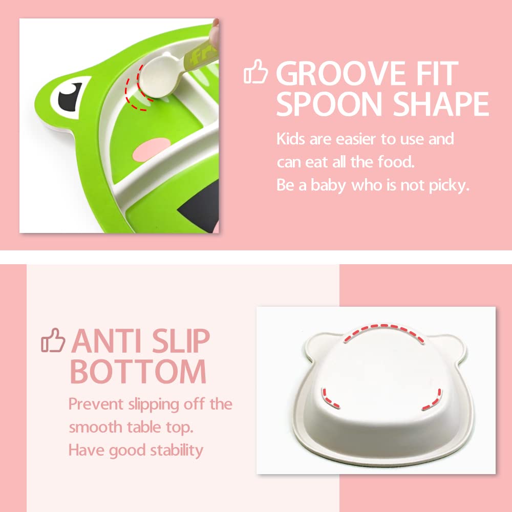 DAYOOH dishwasher-safe kid dinnerware for quick cleanup after meals.