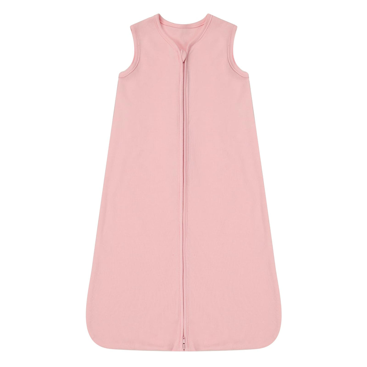 DaysU cotton baby sleep sack pink front view, soft breathable fabric for newborn skin