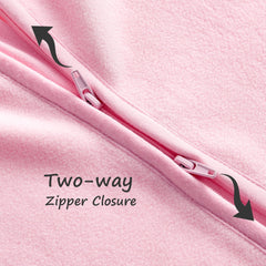 DaysU elephant-pattern pink sleep sack ready for crib, stroller, or travel.