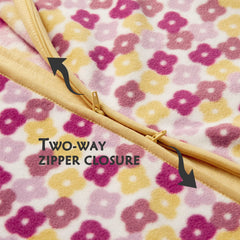 DaysU floral pattern sleep sack highlights unisex design and gentle visual appeal