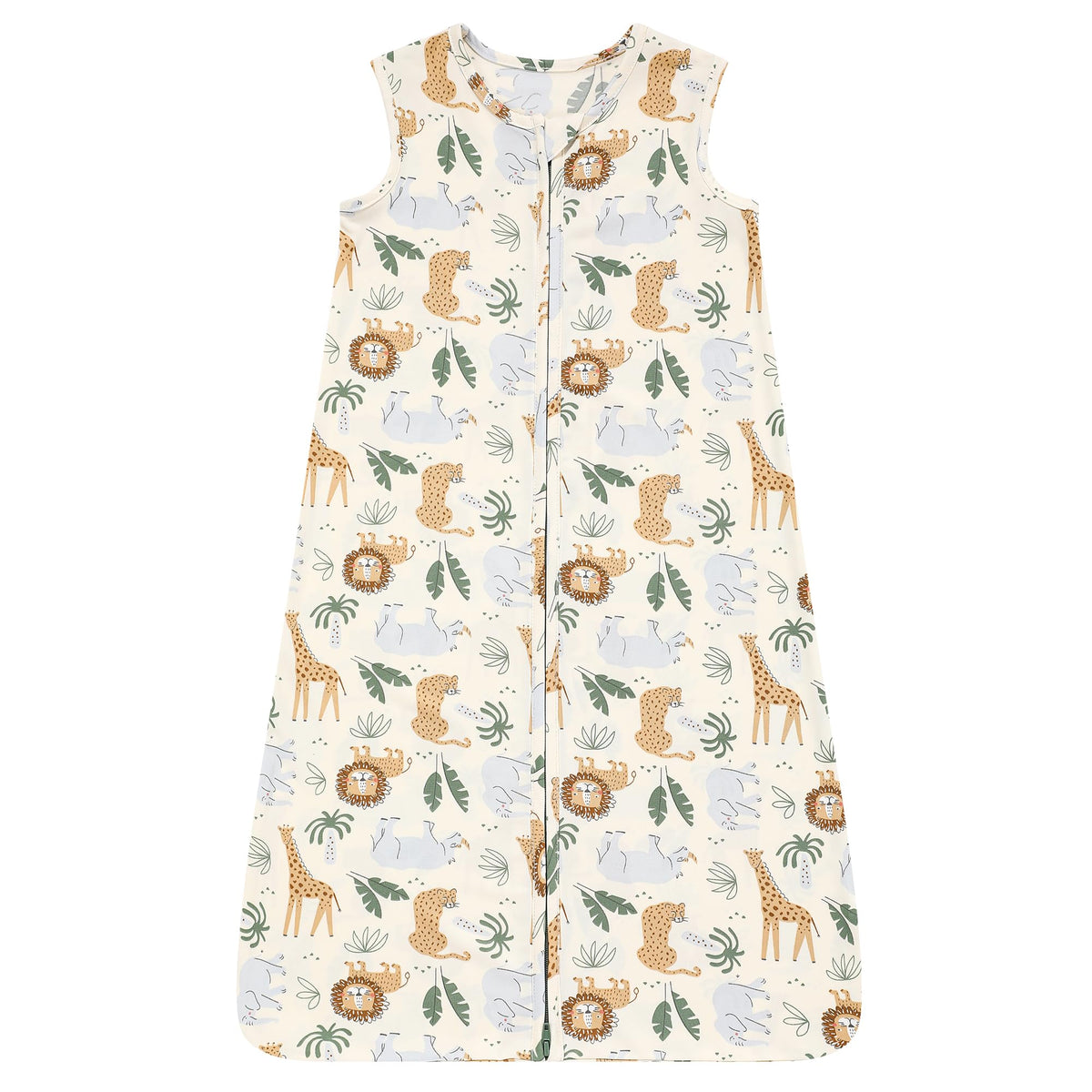 DaysU Sleep Sack Jungle pattern with top zipper for easy dressing
