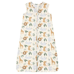 DaysU Sleep Sack Jungle pattern with top zipper for easy dressing