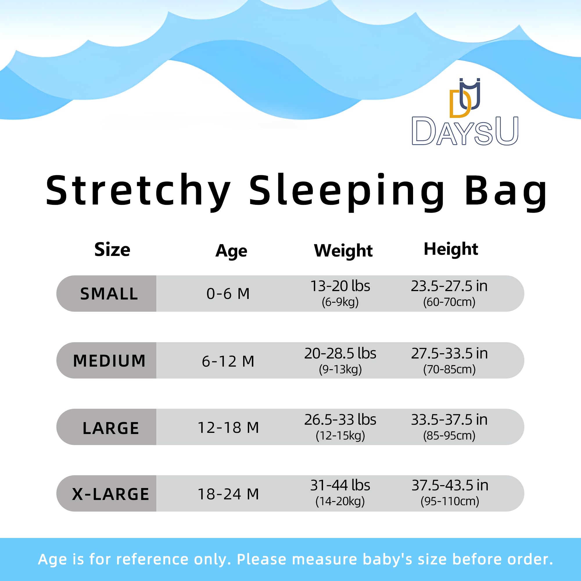 DaysU Sleep Sack size L 12-18 months worn by toddler