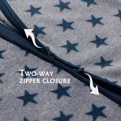 DaysU unisex navy star pattern sleep sack suits boys and girls