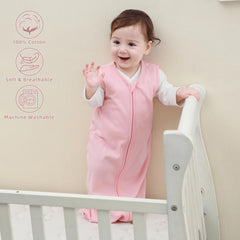 DaysU sleep sack with two-way zipper enables easy changes