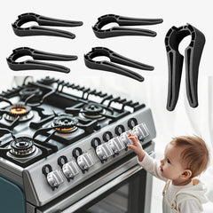DAZHUO gas stove knob locks install easily for child safety.