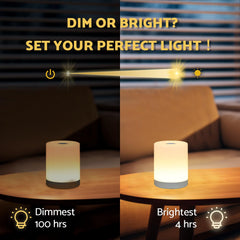 DAZZY DOT touch night light charging indicator guides USB charging progress