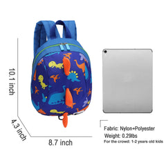 DB Dinosaur backpack shows 18x11x26 cm size for easy packing.