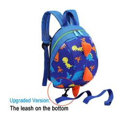 DB Dinosaur backpack with detachable leash for safer outings.