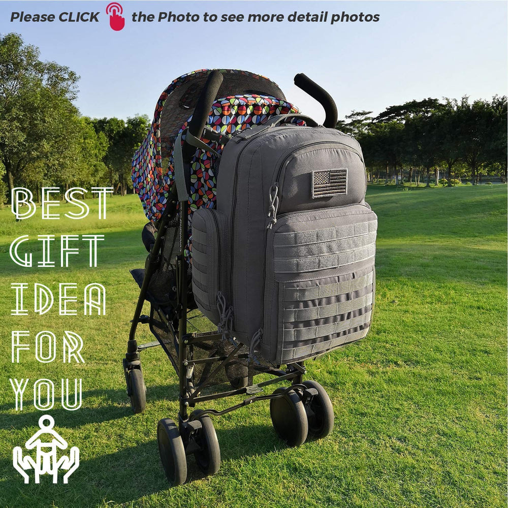 DBTAC men's-style diaper bag design suits daily dad duties