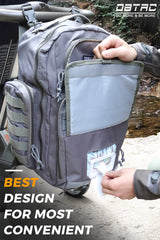 DBTAC diaper bag insulated sides keep bottles ready for on-the-go feeds