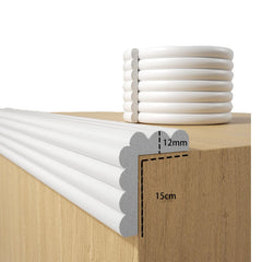 DBYDBY baby proofing corner protector white cushions furniture corners for safer play