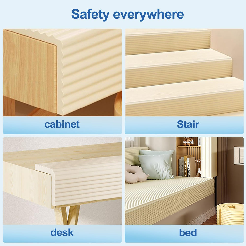 DBYDBY soft edge padding play area reduces impact and keeps furniture looking fresh.