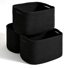 Dcerzxzci storage basket 3-pack on shelf showcasing space-saving organization.