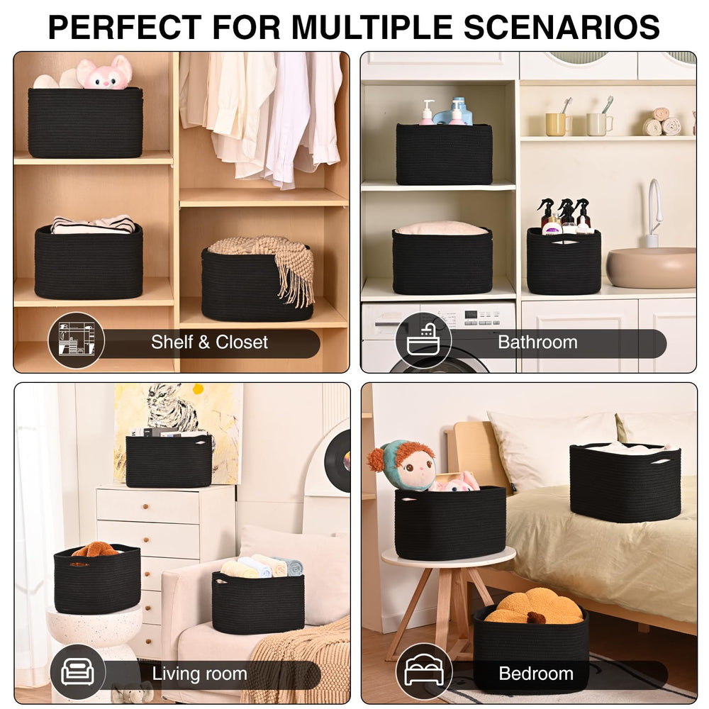 Dcerzxzci storage basket living room use decorative and practical storage.