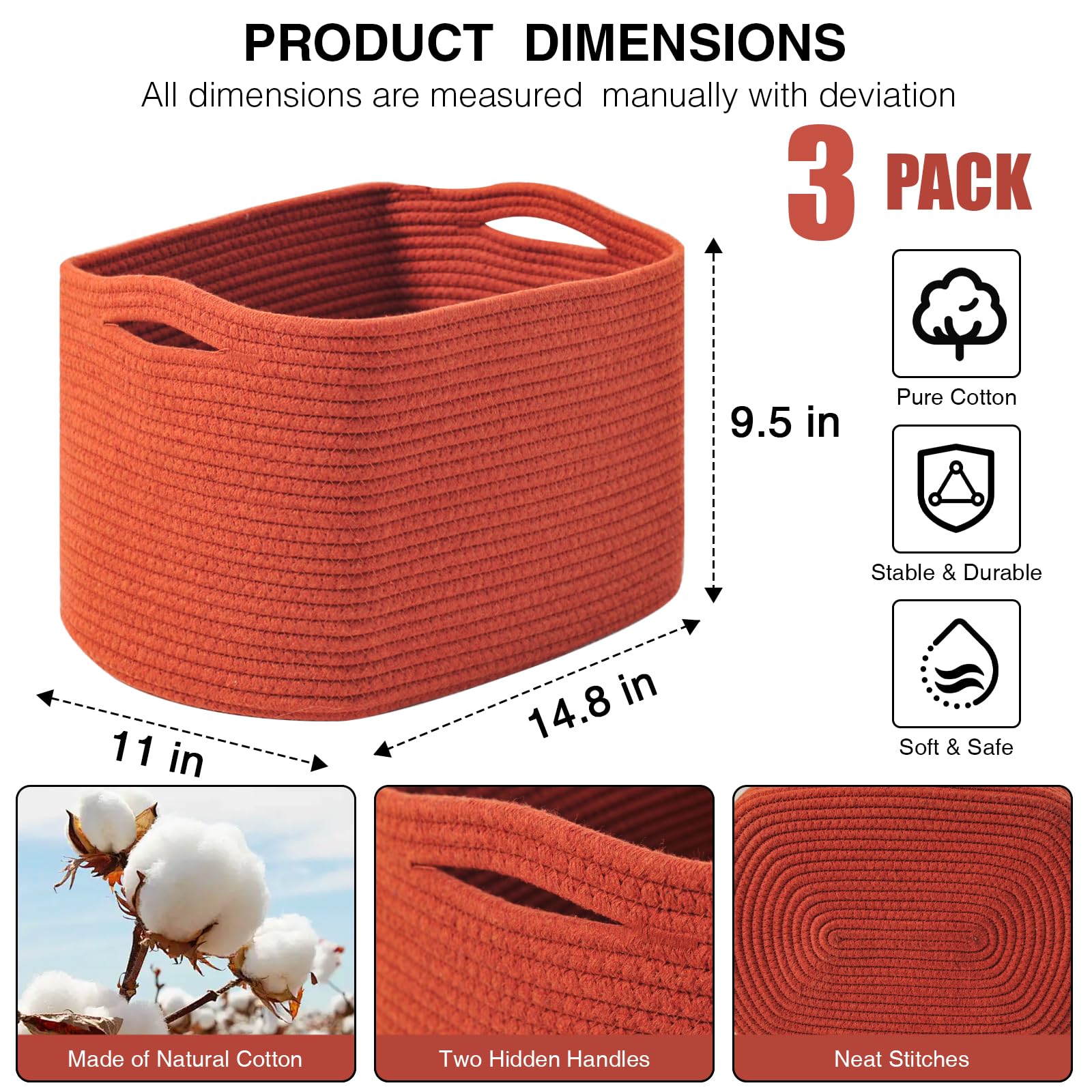 Dcerzxzci cotton rope closeup shows durable natural material for storage