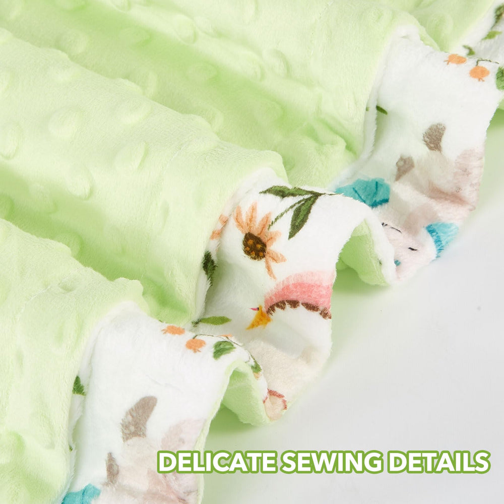 DCOOLGO Dragon Baby Blanket in nursery scene ready for sleep routines