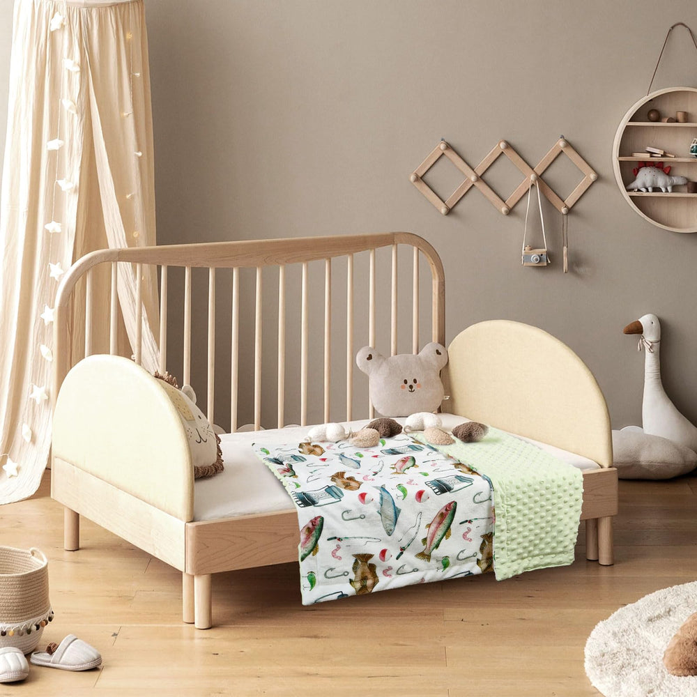 DCOOLGO fish blanket 26-5x40 inch size provides ample coverage for naps.