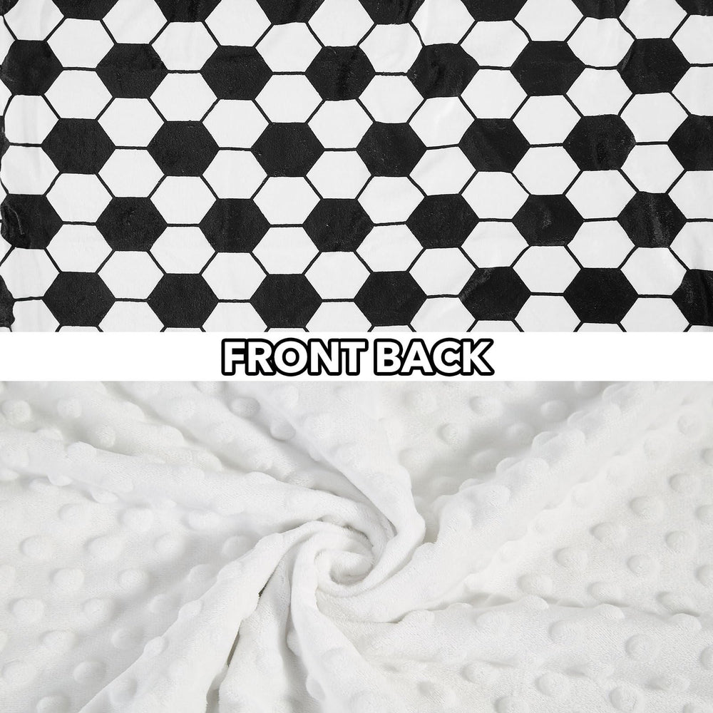 DCOOLGO double-layer fleece blanket provides durable warmth and softness