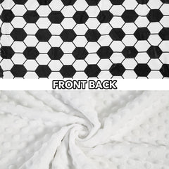 DCOOLGO double-layer fleece blanket provides durable warmth and softness