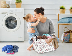 DDBASKET canvas storage bin is lightweight yet durable for any room.