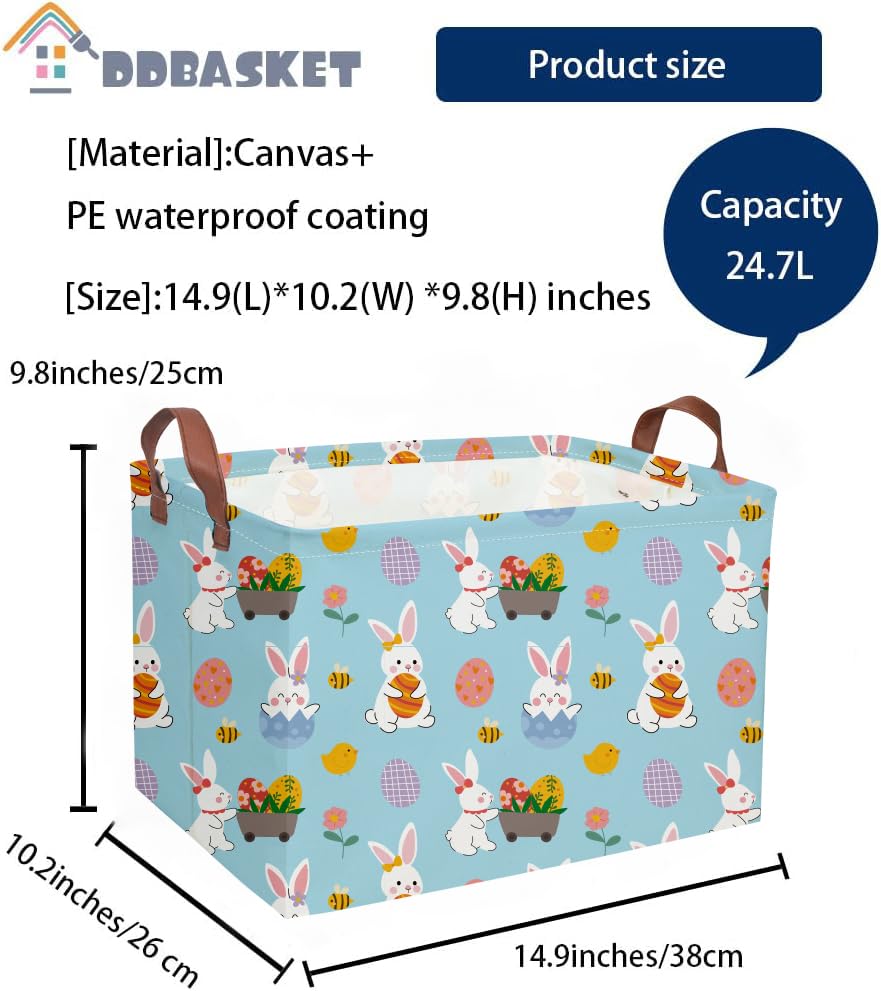 DDBASKET baby basket blue, compression-packed image; smooth with steam or hairdryer.
