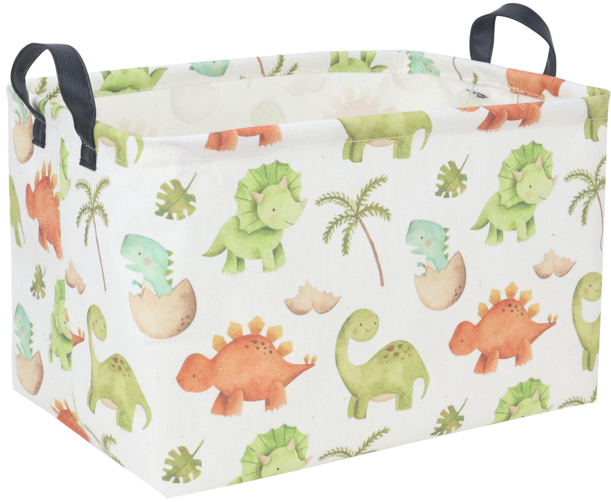 DDBASKET dinosaur basket rectangle storage ideal for tidying toys and blankets.