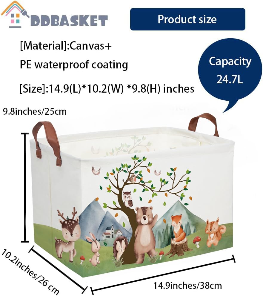 DDBASKET room decor bin adds cute style while staying practical.