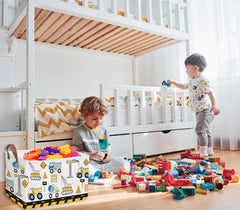DDBASKET Kids Baskets canvas material close-up highlighting durable fabric with waterproof lining