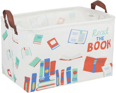 DDBASKET rose nursery basket stores toys and keeps nursery clutter organized for quick tidying.