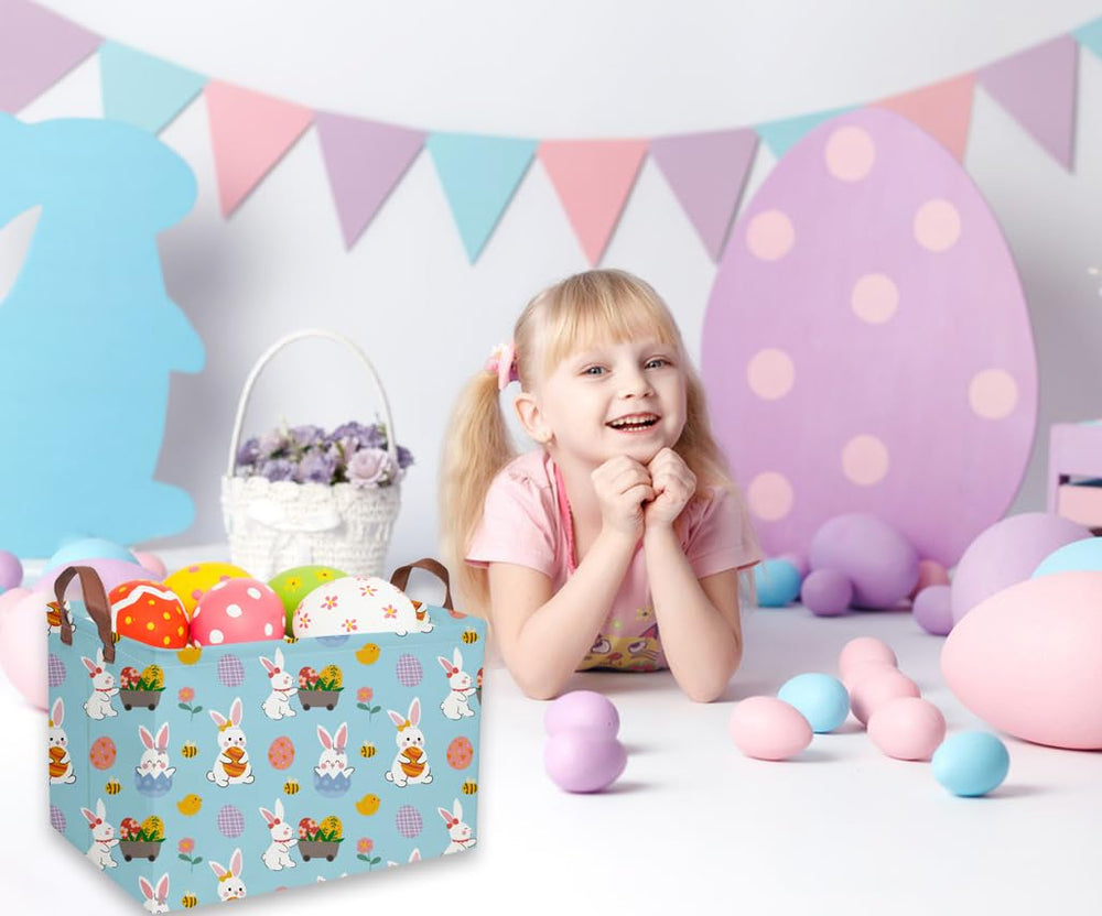 DDBASKET multi-function clothes hamper in bedroom, keeps clothes and toys organized.