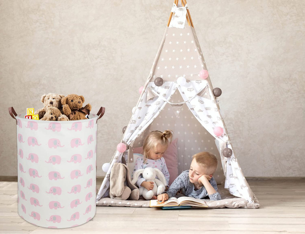 DDBASKET natural linen cotton interior with moisture-resistant liner protects contents.