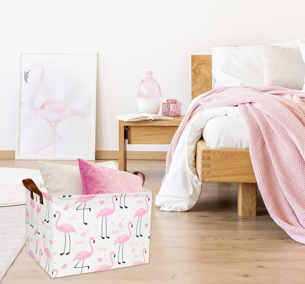 DDBASKET nursery storage bin in rectangular shape for easy clutter control.