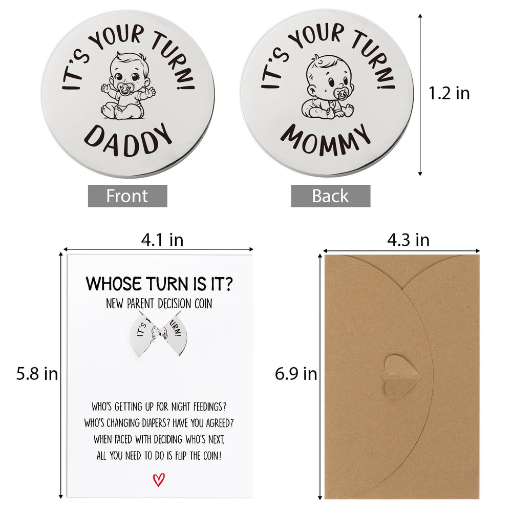 DDLP decision-coin silver closeup—durable stainless steel keepsake for daily use.