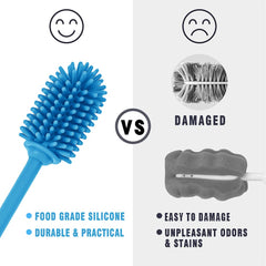 ddLUCK silicone bottle cleaning brush cleaning Hydro Flask with precision